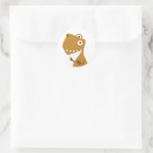 Rond Sticker Dinosaur Land (Sac)