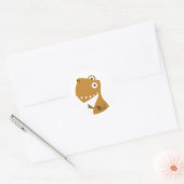 Rond Sticker Dinosaur Land (Enveloppe)