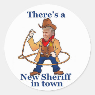 Rond Sticker d'investiture TRUMP