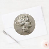 Rond Sticker Dionysus Tetradrachm (Enveloppe)