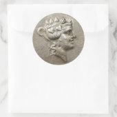 Rond Sticker Dionysus Tetradrachm (Sac)