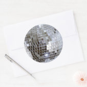 Rond Sticker Disco Ball 1 en miroir (Enveloppe)