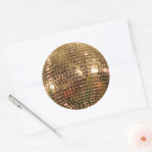Rond Sticker Disco Ball 2 en miroir (Enveloppe)