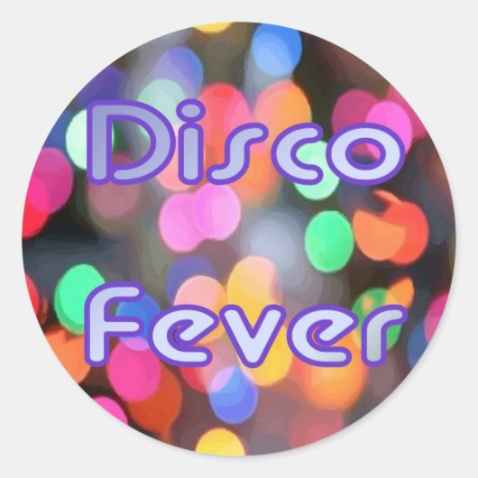 Rond Sticker Disco Fever 1 (Devant)