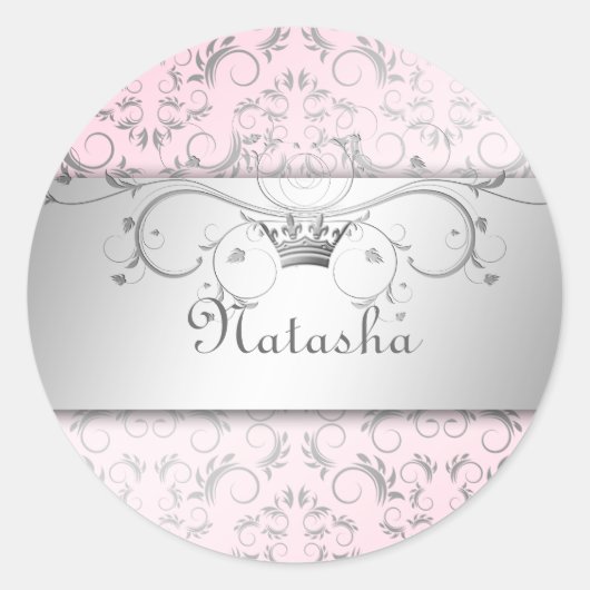 Rond Sticker Divin 311-Argent (Devant)