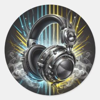 Rond Sticker DJ