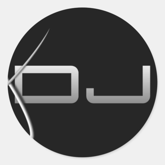 Rond Sticker DJ (Devant)