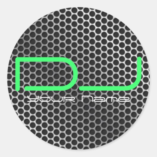 Rond Sticker DJ (Devant)