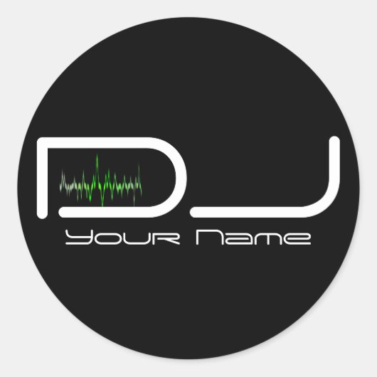 Rond Sticker DJ (Devant)