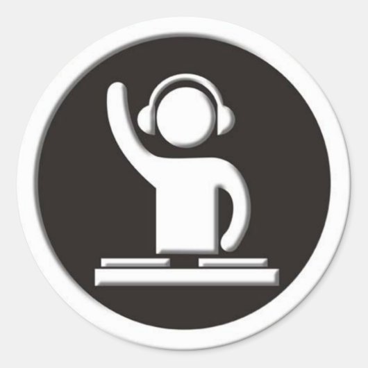Rond Sticker Dj (Devant)