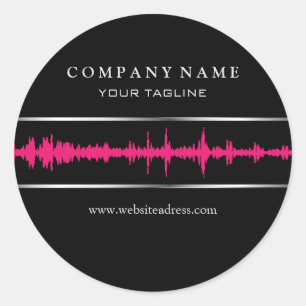 Rond Sticker DJ/Music