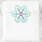 Rond Sticker do-it-yourself Drone HexaX (Sac)