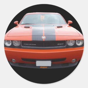 Rond Sticker Dodge Challenger SRT