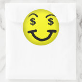 Rond Sticker Dollar (Sac)