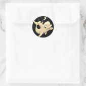 Rond Sticker Dolphin Classic Round (Sac)
