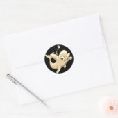 Rond Sticker Dolphin Classic Round (Enveloppe)