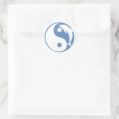 Rond Sticker Dolphin Yin Yang (Sac)