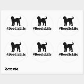 Rond Sticker #DoodleLife (Feuille)