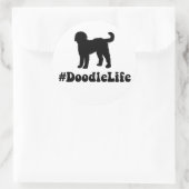 Rond Sticker #DoodleLife (Sac)