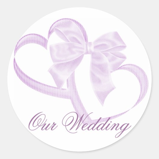 Rond Sticker double coeur (Devant)