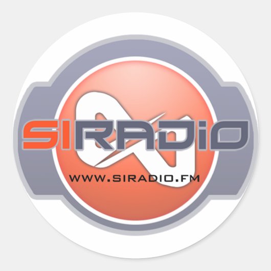 Rond Sticker double logo IP Radio (Devant)