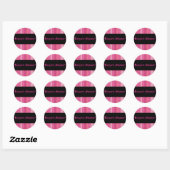 Rond Sticker douche Lingerie (Feuille)