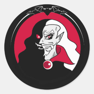 Rond Sticker Dracula BRW