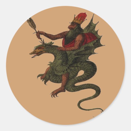 Rond Sticker Dragon (Devant)