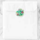 Rond Sticker Dragon Birthstone May Emerald (Sac)