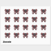 Rond Sticker Dragon Double (Feuille)
