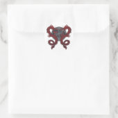 Rond Sticker Dragon Double (Sac)