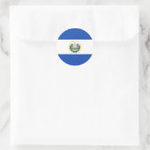 Rond Sticker Drapeau El Salvador (Sac)