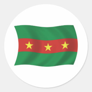 Rond Sticker Drapeau Ewe People
