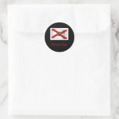 Rond Sticker Drapeau Floride (Sac)
