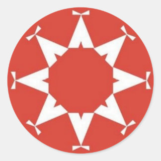 Rond Sticker Drapeau Lakota