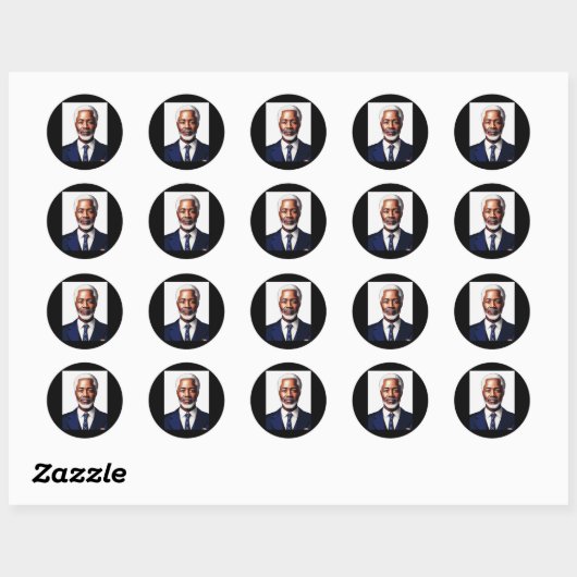 Rond Sticker Dream For Equality (Feuille)