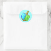 Rond Sticker Driedel Bleu (Sac)