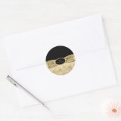 Rond Sticker du 50e anniversaire du Mariage (Enveloppe)