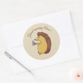 Rond Sticker du bonjour (Enveloppe)