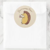 Rond Sticker du bonjour (Sac)