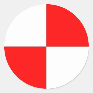 Rond Sticker du centre de gravité