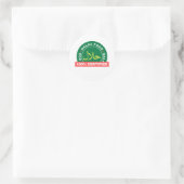 Rond Sticker du certificat alimentaire halal (Sac)