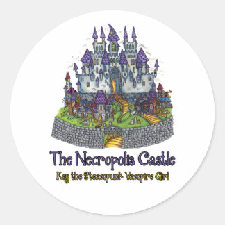 Rond Sticker du château de Necropolis
