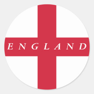Rond Sticker du drapeau de l'Angleterre