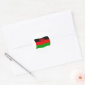 Rond Sticker du drapeau du Malawi (Enveloppe)