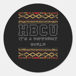 Rond Sticker du jour de sensibilisation Hbcu