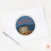 Rond Sticker du logo ACTPol (Enveloppe)