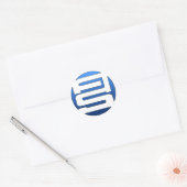 Rond Sticker du logo Alien Shores (Enveloppe)