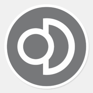 Rond Sticker du logo Deconbrio