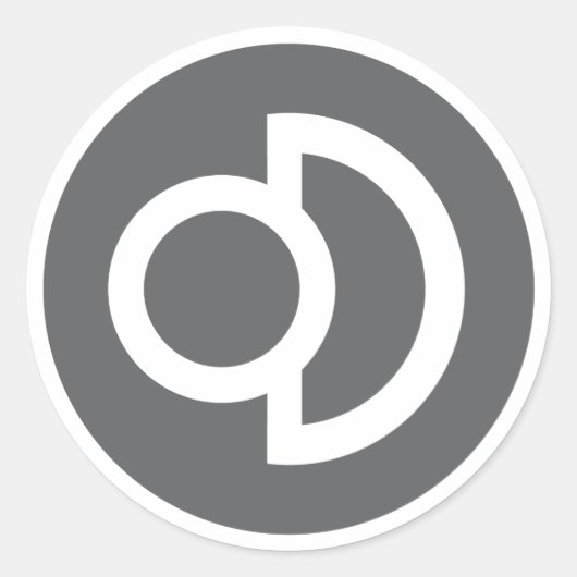 Rond Sticker du logo Deconbrio (Devant)